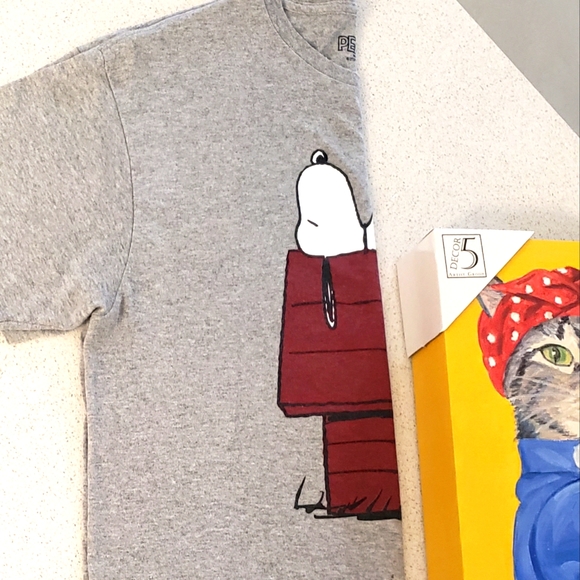Vintage PEANUTS T-Shirt Short Sleeve - Picture 3 of 7